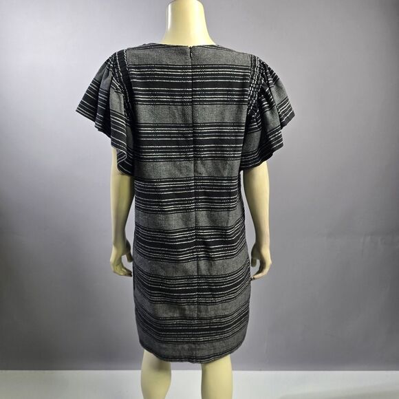 Moon River Black and Gray Sheath Mini Dress R7 - Picture 4 of 5